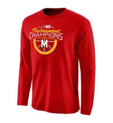 Maryland Terrapins 2016 Big Ten Basketball Conference Champions Long Sleeves T-