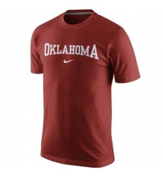 Nike Oklahoma Sooners College Wordmark T-Shirt Crimson