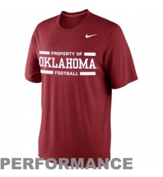 Nike Oklahoma Sooners Practice Legend Performance T-Shirt Crimson