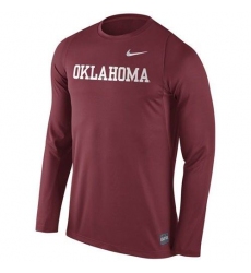 Oklahoma Sooners Nike 2016 Elite Basketball Shooter Long Sleeves Dri-FIT Top Crimson