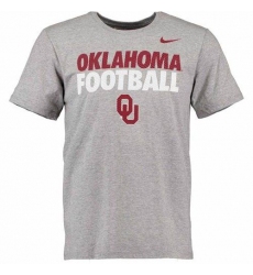 Oklahoma Sooners Nike Practice T-Shirt Gray