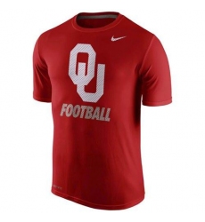 Oklahoma Sooners Nike Sideline Legend Logo Performance T-Shirt Crimson