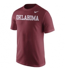 Oklahoma Sooners Nike Wordmark T-Shirt Crimson