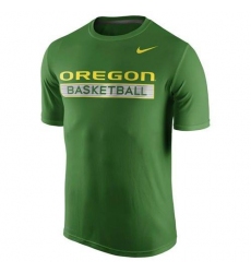 Oregon Ducks Nike Basketball Practice Performance T-Shirt Apple Green