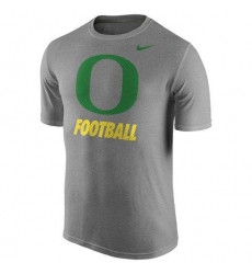 Oregon Ducks Nike Legend Logo Performance T-Shirt Heather Gray