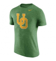 Oregon Ducks Nike Logo Plus Tri-Blend T-Shirt Heather Green