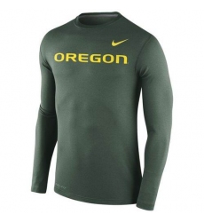 Oregon Ducks Nike Stadium Dri-FIT Touch Long Sleeves Top Green