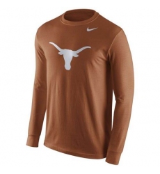 Texas Longhorns Nike Cotton Logo Long Sleeves T-Shirt Burnt Orange