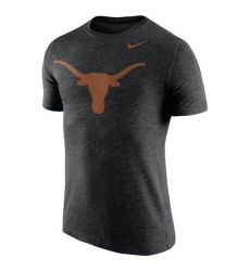 Texas Longhorns Nike Logo Plus Tri-Blend T-Shirt Heather Navy