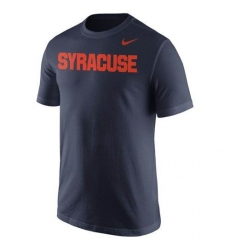 Syracuse Orange Nike Wordmark T-Shirt Navy Blue