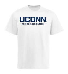 UConn Huskies Wordmark Alumni T-Shirt White