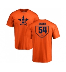 Baseball Houston Astros #54 Roberto Osuna Orange RBI T-Shirt
