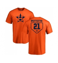 MLB Nike Houston Astros #21 Andy Pettitte Orange RBI T-Shirt