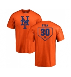 MLB Nike New York Mets #30 Nolan Ryan Orange RBI T-Shirt