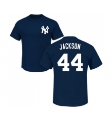 MLB Nike New York Yankees #44 Reggie Jackson Navy Blue Name & Number T-Shirt