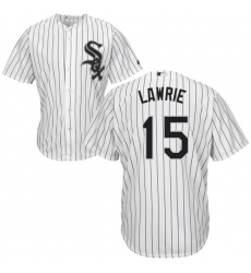 Men's Majestic Chicago White Sox #10 Yoan Moncada Replica White Home Cool Base MLB Jersey