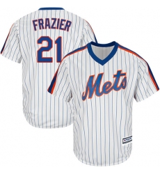 Youth Majestic New York Mets #21 Todd Frazier Authentic White Alternate Cool Base MLB Jersey