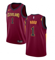 Youth Nike Cleveland Cavaliers #1 Rodney Hood Swingman Maroon NBA Jersey - Icon Edition