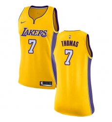 Women's Nike Los Angeles Lakers #7 Isaiah Thomas Authentic Gold Home NBA Jersey - Icon Edition