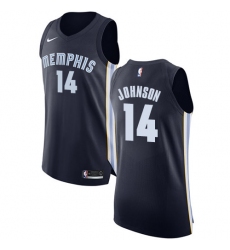Youth Nike Memphis Grizzlies #14 Brice Johnson Authentic Navy Blue Road NBA Jersey - Icon Edition