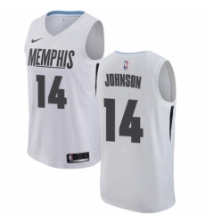 Youth Nike Memphis Grizzlies #14 Brice Johnson Swingman White NBA Jersey - City Edition
