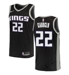 Women's Nike Sacramento Kings #22 Bruno Caboclo Authentic Black NBA Jersey Statement Edition