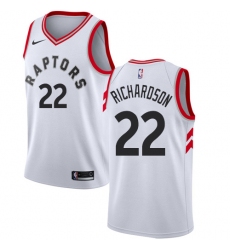 Youth Nike Toronto Raptors #22 Malachi Richardson Swingman White NBA Jersey - Association Edition