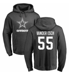 NFL Nike Dallas Cowboys #55 Leighton Vander Esch Ash One Color Pullover Hoodie