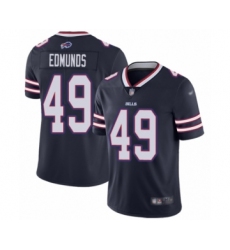 Men's Buffalo Bills #49 Tremaine Edmunds Limited Navy Blue Inverted Legend Football Jersey