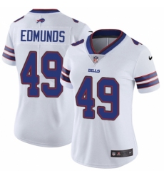 Women's Nike Buffalo Bills #49 Tremaine Edmunds White Vapor Untouchable Limited Player NFL Jersey