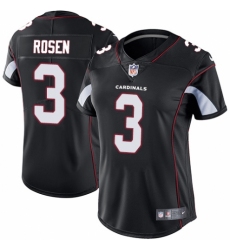 Women's Nike Arizona Cardinals #3 Josh Rosen Black Alternate Vapor Untouchable Limited Player NFL Jersey