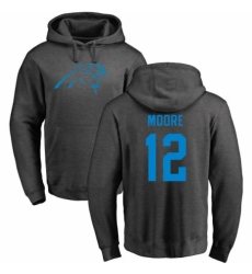 NFL Nike Carolina Panthers #12 D.J. Moore Ash One Color Pullover Hoodie