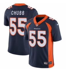 Men's Nike Denver Broncos #55 Bradley Chubb Navy Blue Alternate Vapor Untouchable Limited Player NFL Jersey