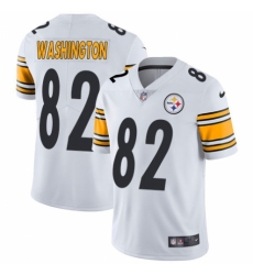 Men's Nike Pittsburgh Steelers #82 James Washington White Vapor Untouchable Limited Player NFL Jersey
