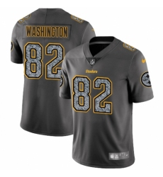 Youth Nike Pittsburgh Steelers #82 James Washington Gray Static Vapor Untouchable Limited NFL Jersey