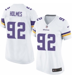 Women's Nike Minnesota Vikings #92 Jalyn Holmes Game White NFL Jersey