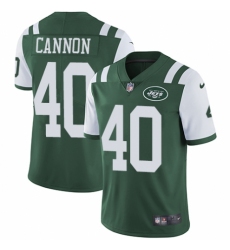 Men's Nike New York Jets #40 Trenton Cannon Green Team Color Vapor Untouchable Limited Player NFL Jersey