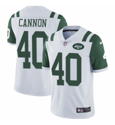 Youth Nike New York Jets #40 Trenton Cannon White Vapor Untouchable Limited Player NFL Jersey