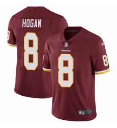 Youth Nike Washington Redskins #8 Kevin Hogan Burgundy Red Team Color Vapor Untouchable Elite Player NFL Jersey