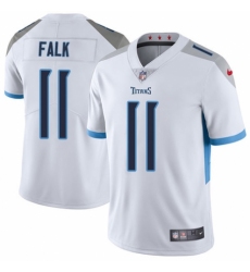 Youth Nike Tennessee Titans #11 Luke Falk White Vapor Untouchable Limited Player NFL Jersey