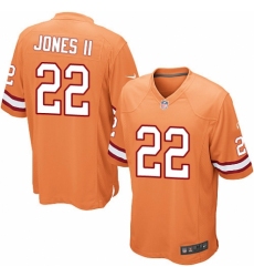 Youth Nike Tampa Bay Buccaneers #22 Ronald Jones II Elite Orange Glaze Alternate NFL Jersey