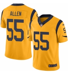 Youth Nike Los Angeles Rams #55 Brian Allen Limited Gold Rush Vapor Untouchable NFL Jersey