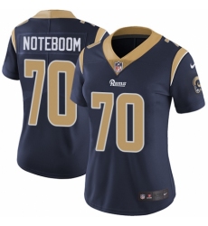 Women's Nike Los Angeles Rams #70 Joseph Noteboom Navy Blue Team Color Vapor Untouchable Limited Player NFL Jersey