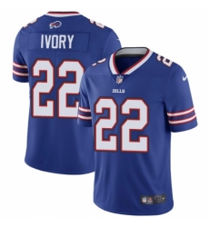 Youth Nike Buffalo Bills #22 Chris Ivory Royal Blue Team Color Vapor Untouchable Limited Player NFL Jersey