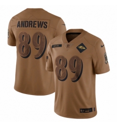 Men's Baltimore Ravens #89 Mark Andrews Nike Brown 2023 Salute To Service Limited Jersey