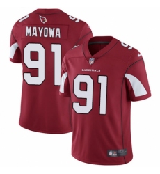 Men's Nike Arizona Cardinals #91 Benson Mayowa Red Team Color Vapor Untouchable Limited Player NFL Jersey