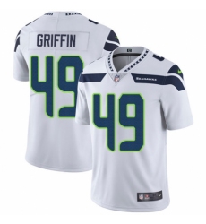Youth Nike Seattle Seahawks #49 Shaquem Griffin White Vapor Untouchable Elite Player NFL Jersey
