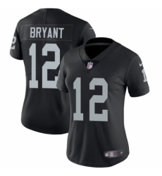 Women's Nike Oakland Raiders #12 Martavis Bryant Black Team Color Vapor Untouchable Limited Player NFL Jersey