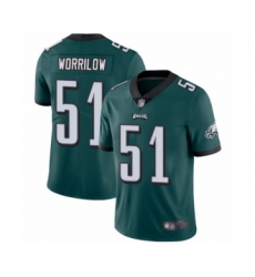 Men's Philadelphia Eagles #51 Paul Worrilow Midnight Green Team Color Vapor Untouchable Limited Player Football Jersey