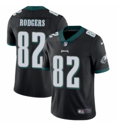 Men's Nike Philadelphia Eagles #82 Richard Rodgers Black Alternate Vapor Untouchable Limited Player NFL Jersey